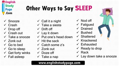 What is a sleeping slang word?